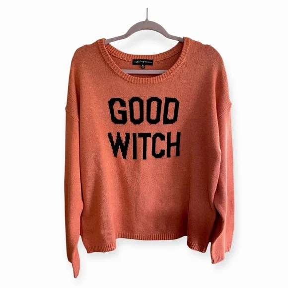 🧡 State of Mine “Good Witch” Sweater | XL Cozy Fall Halloween Pullover - Picture 2 of 10